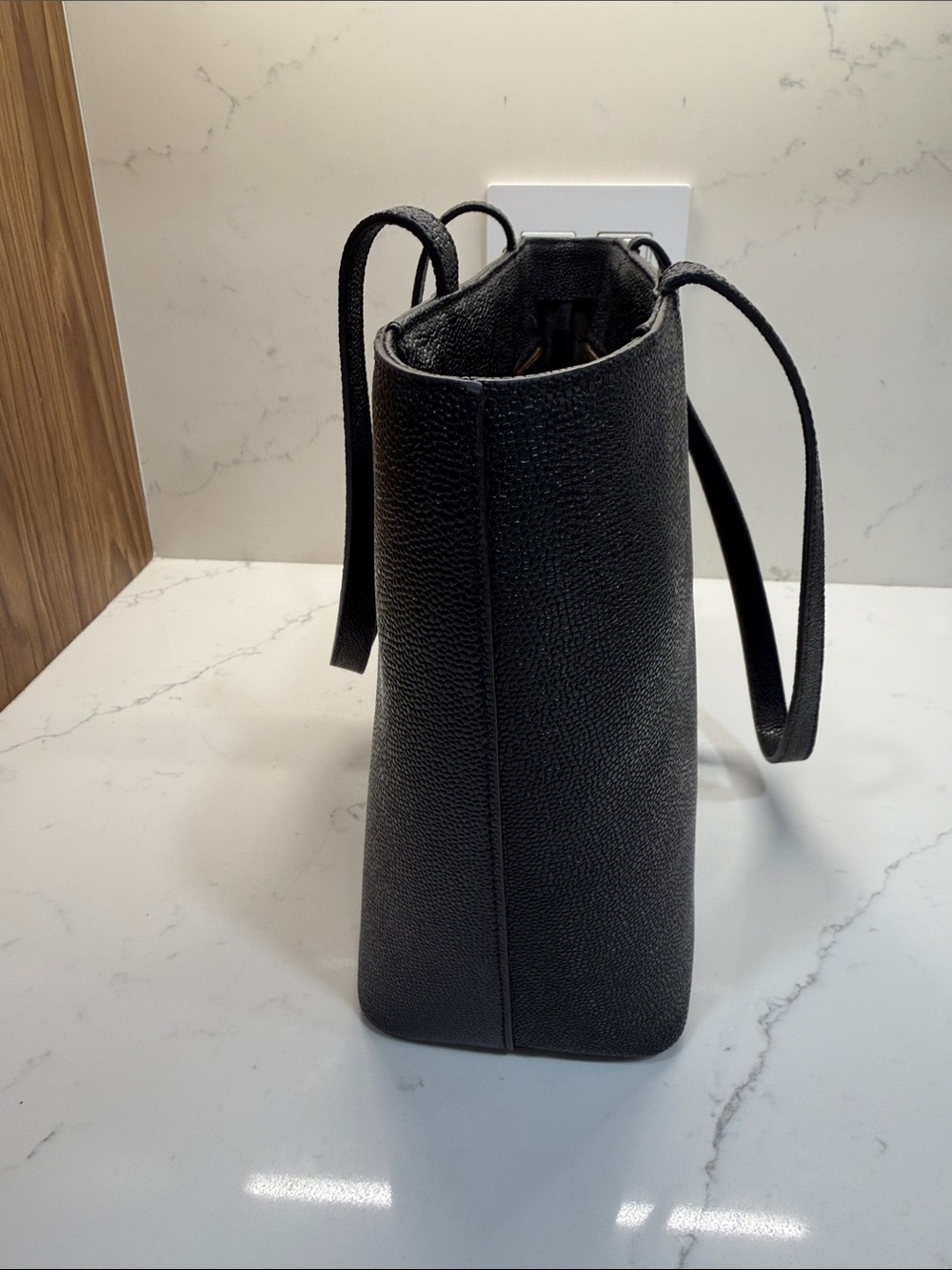 Ted Baker London Black Tote with Signature Bow and Gold Hardware - Picture 3 of 8